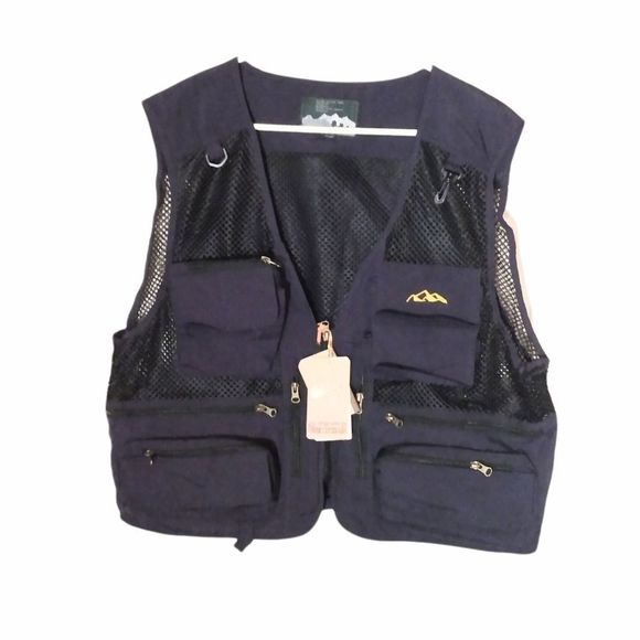 Jeep Other - Jeep Chariot Multi Pocket Safari, Hunting, Fishing, Utility Vest 4X Blue
